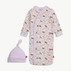 Magnetic Gown & Hat Set with Ruffle