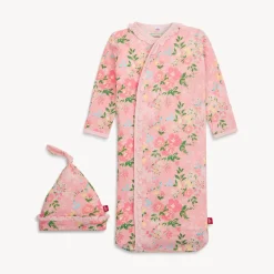 Magnetic Gown & Hat Set with Ruffle