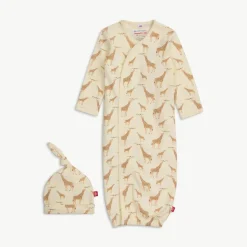 Magnetic Open Bottom Gown & Hat Set