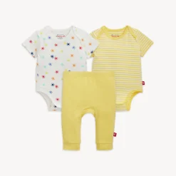 Magnetic 3-Pack Bodysuit & Pant