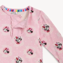 Magnetic PJ Set With Ruffle Placket