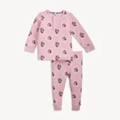 Magnetic PJ Set With Ruffle Placket